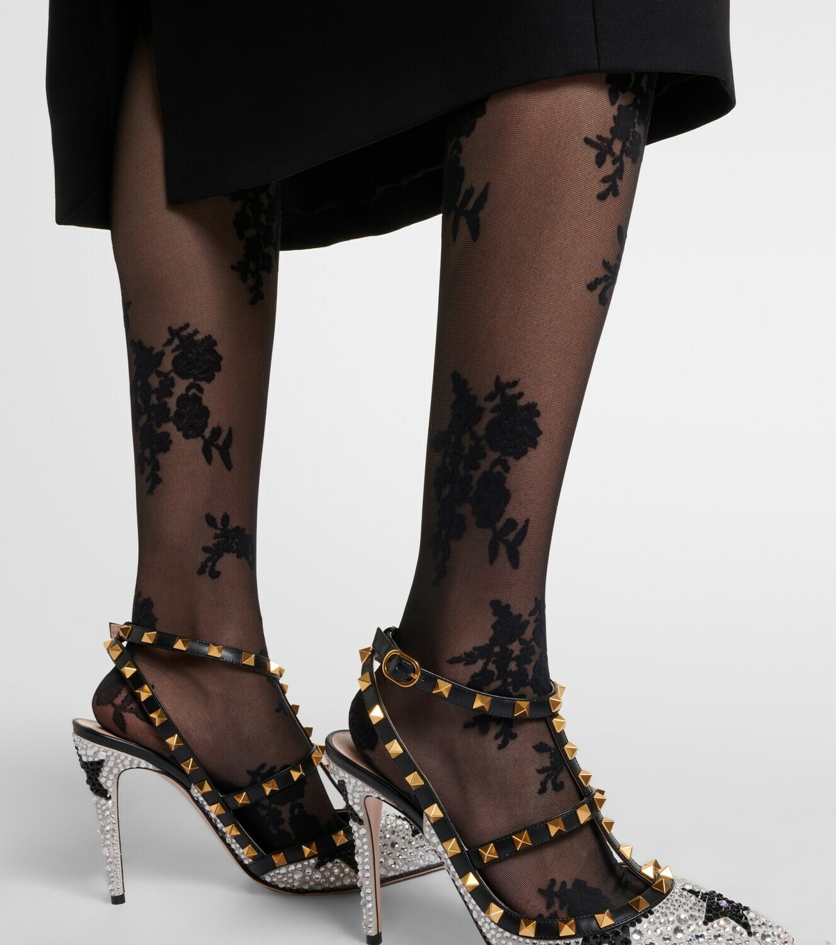Valentino Floral tights