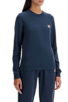MAISON KITSUNE fox head regular fit sweatshirt Blue
