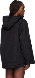 Coperni Black Asymmetric Parka