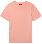 Frescobol Carioca - Slim-Fit Cotton and Linen-Blend T-Shirt - Pink