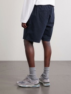 Folk - Assembly Linen and Cotton-Blend Shorts - Black