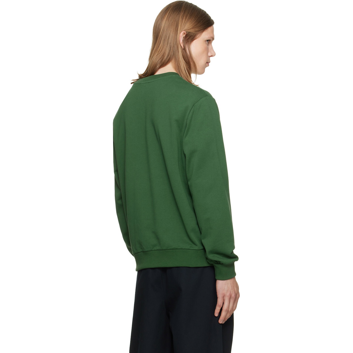 A.P.C. Green Standard 'Rue Madame' Sweatshirt