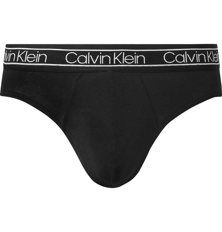 Photo: Calvin Klein Underwear - Stretch-Cotton Briefs - Black