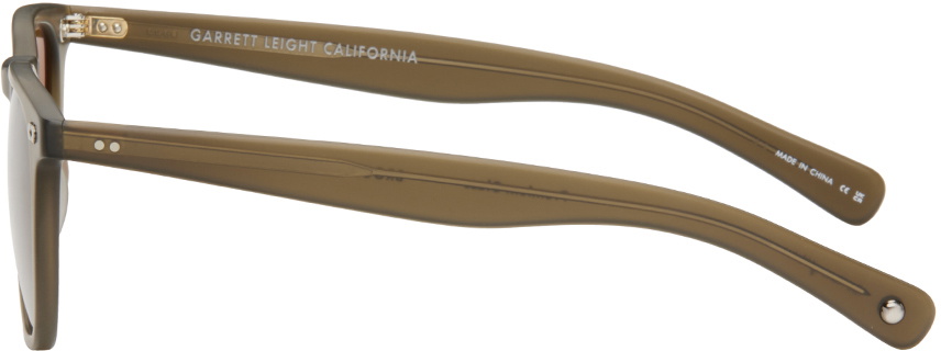 Garrett Leight Brown Brooks X Sunglasses