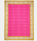 Versace Home Versace Allover cotton terry beach towel