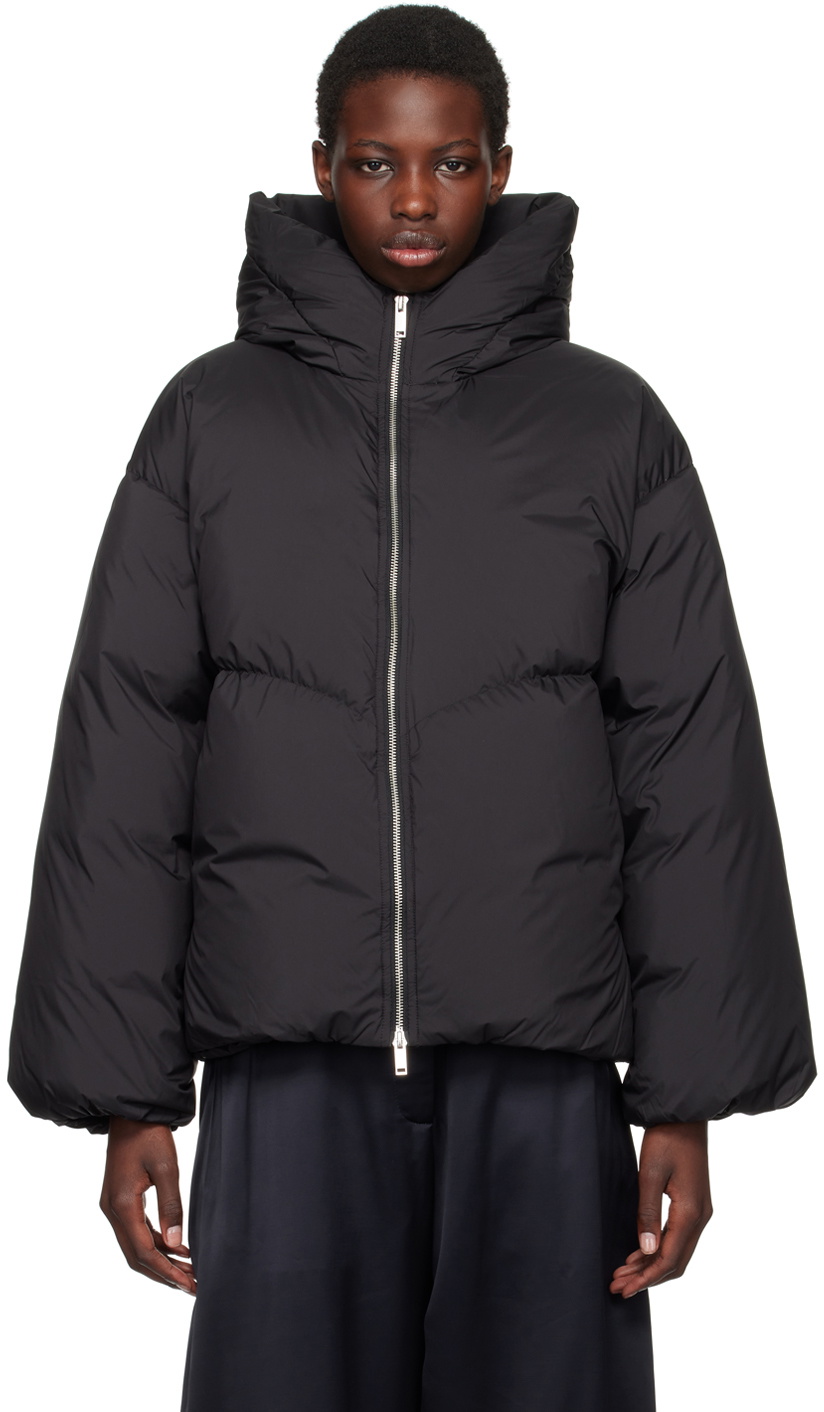 Studio Nicholson Black Dana Down Jacket Studio Nicholson