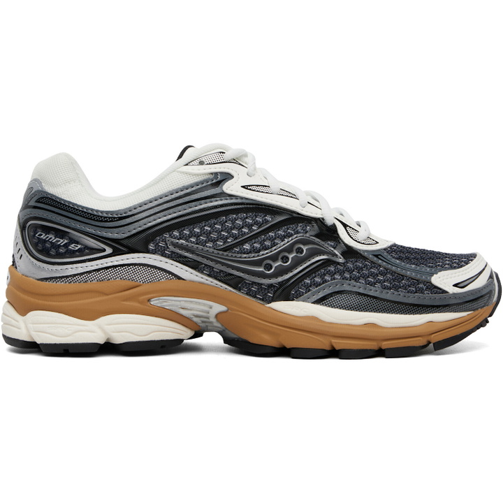 Photo: Saucony Gray Progrid Omni 9 Sneakers