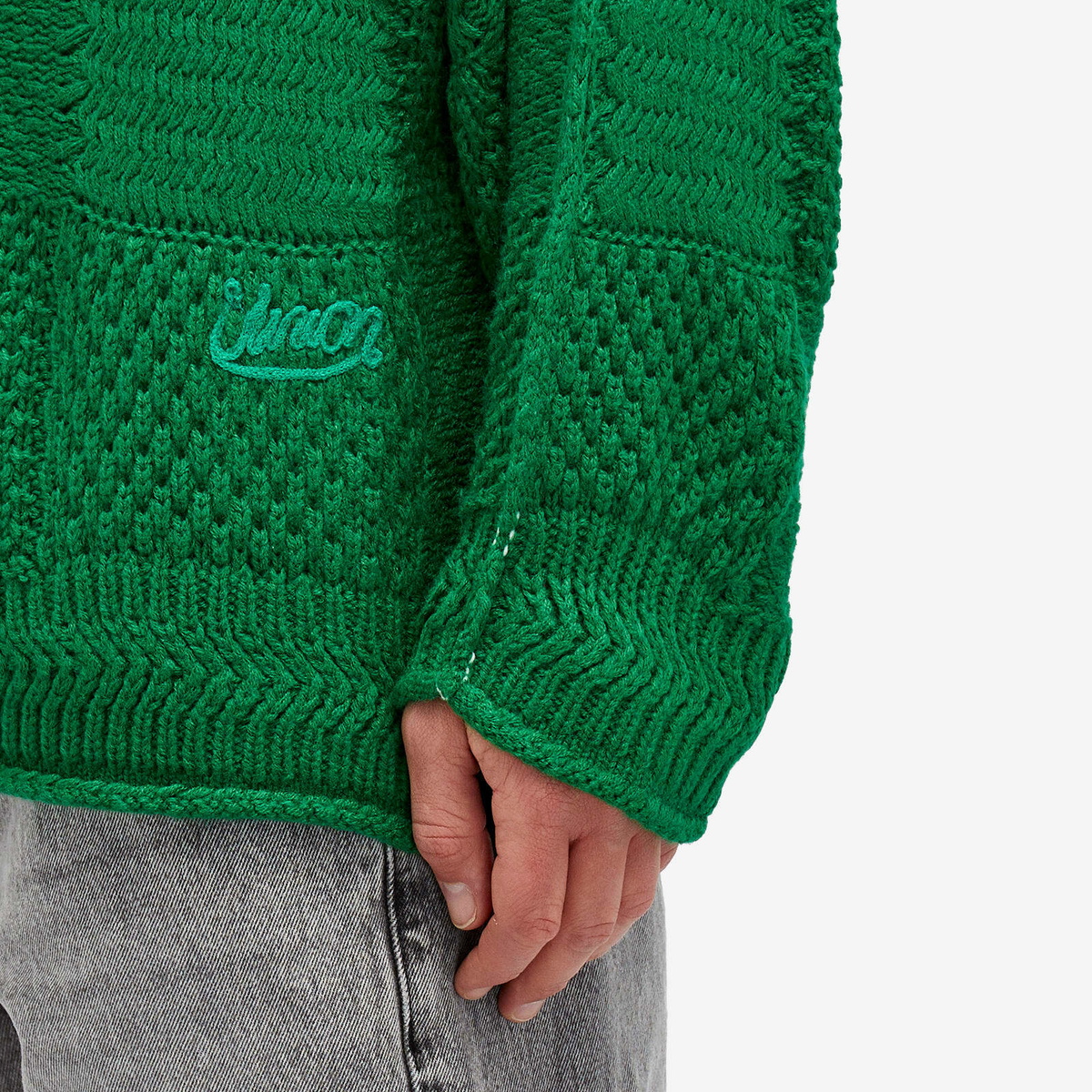 Union LA Men's Byrd Sweater in Jolly Green