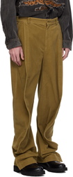 Y/Project Beige Banana Trousers