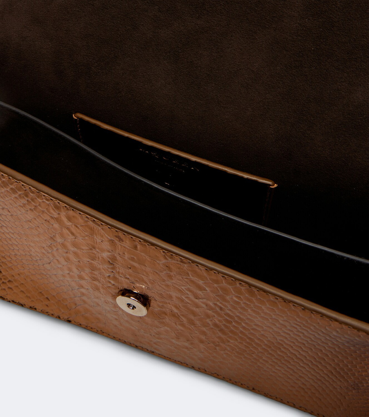 McQueen Skull snake-effect leather top-handle bag