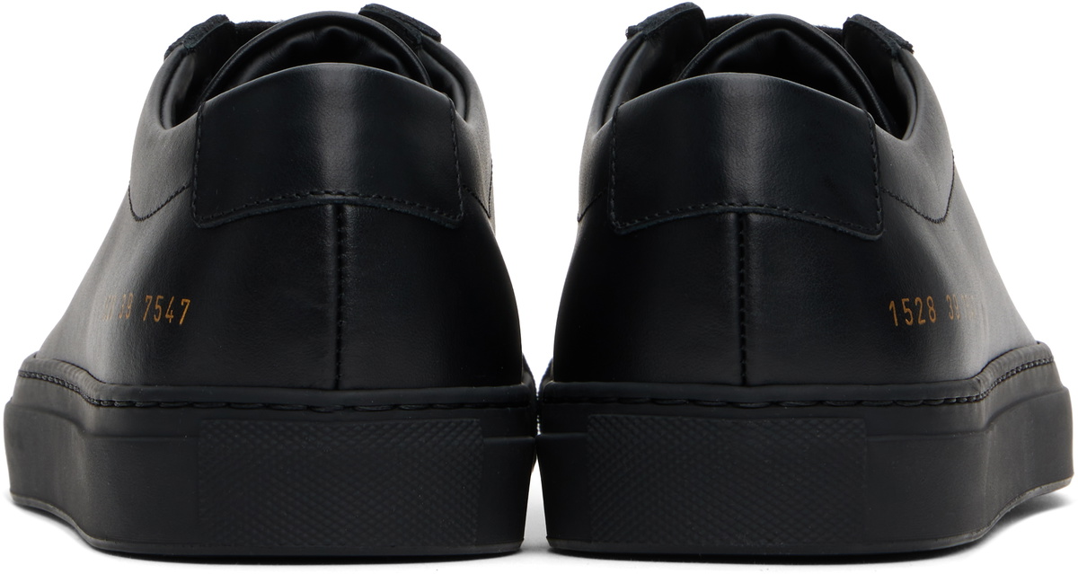 Common Projects Black Original Achilles Low Sneakers