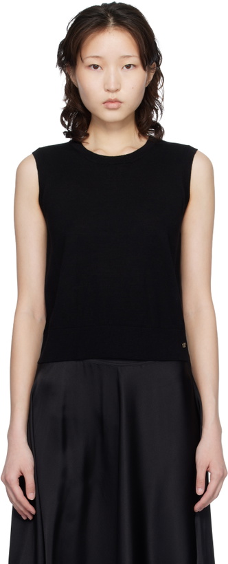 Photo: ANINE BING Black Moni Crop Tank Top