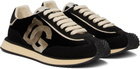Dolce&Gabbana Black & Beige 'DG' Cushion Sneakers