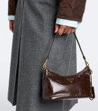 Prada Mini leather shoulder bag