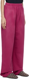 Balenciaga Purple Political Campaign Lounge Pants