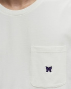 Needles S/S Crew Neck Tee   Poly Jersey White Shortsleeves