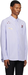 UNDERCOVER Blue Embroidered Shirt