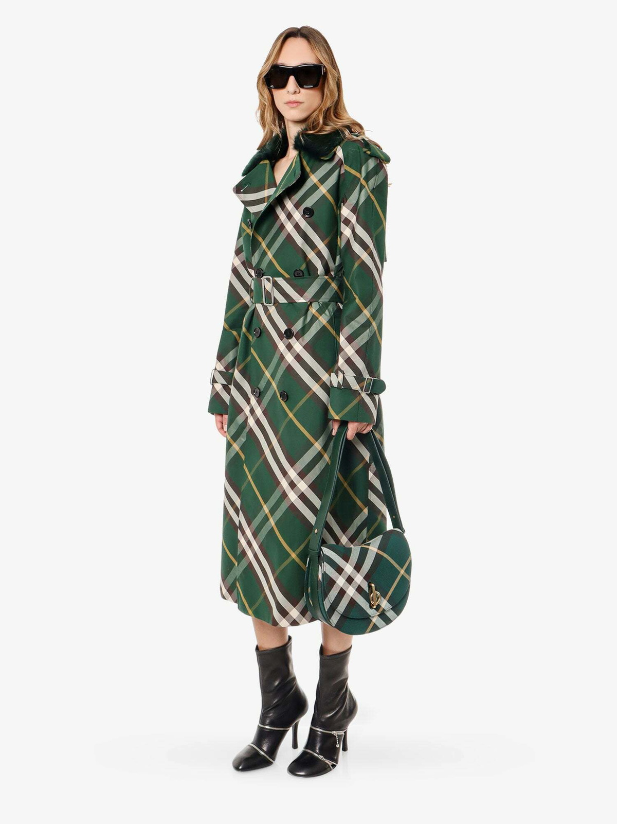 スカート Burberry Gonna con fibbia decorativa Green s-l400.jpg