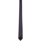 Balenciaga Burgundy & Navy Dots Jacquard Tie
