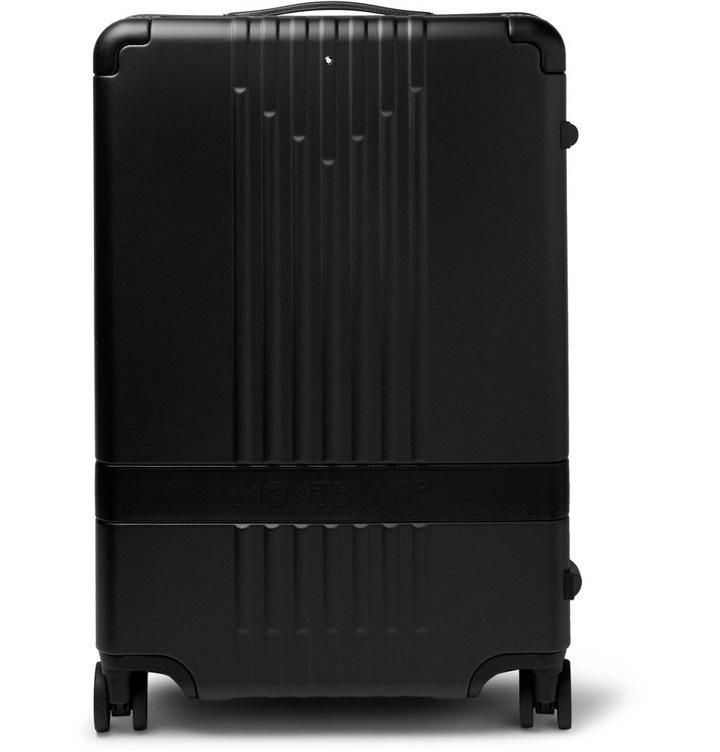 Photo: Montblanc - My 4810 Leather-Trimmed Polycarbonate Suitcase - Black