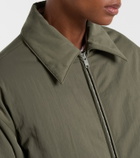 Bottega Veneta Intrecciato leather-trimmed down jacket