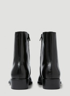 Toe Cap Boots in Black