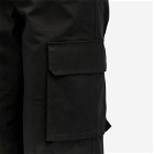 Valentino Men's Cotton Canvas Pants in Black