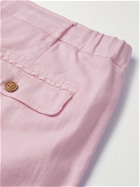 ALTEA - Dumbo Linen-Blend Trousers - Pink