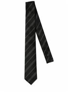 SAINT LAURENT - 5cm Double Striped Silk Tie