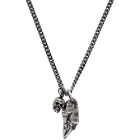 Alexander McQueen Silver Double Chain Necklace