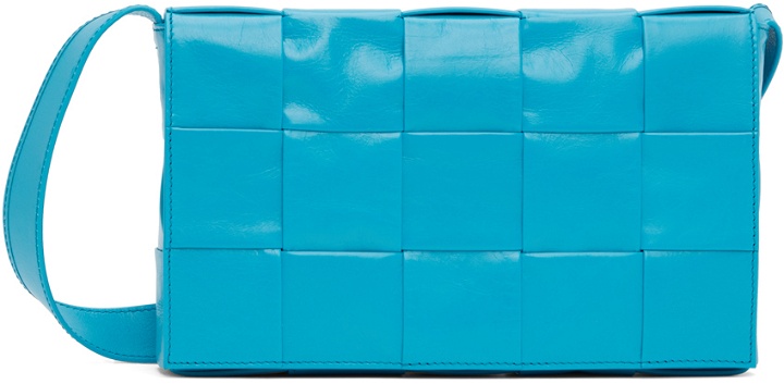 Photo: Bottega Veneta Blue Medium Cassette Bag