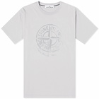 Stone Island Men's Reflective One Badge Print T-Shirt in Dust