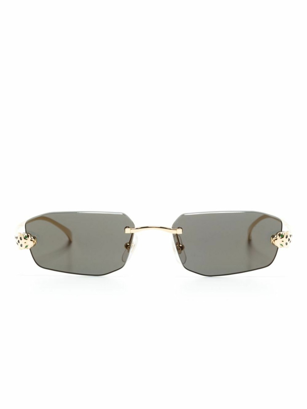 Photo: Cartier Eyewear Panthère De Cartier Sunglasses