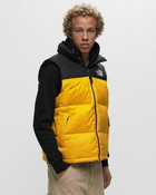 The North Face 1996 Retro Nuptse Vest Black/Yellow - Mens - Vests