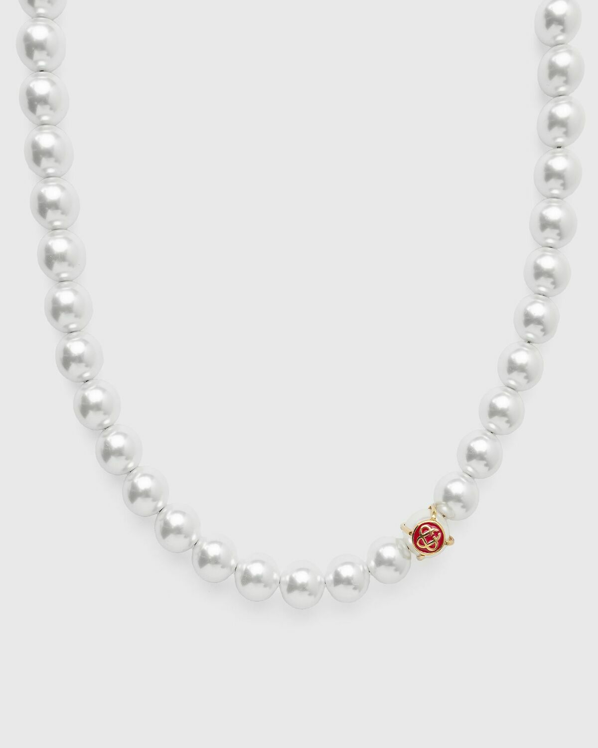 Casablanca LOGO PEARL NECKLACE gold Mens Jewellery