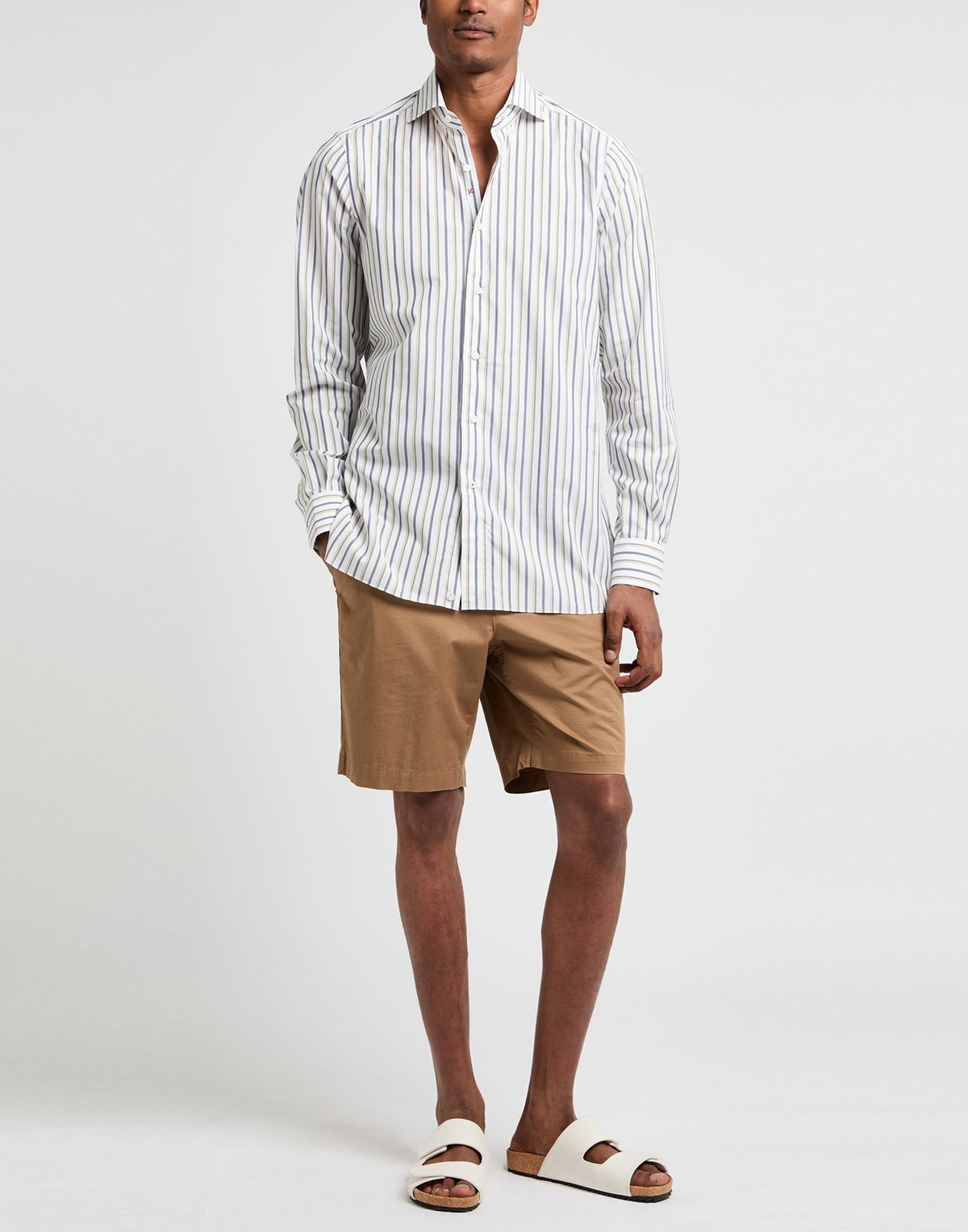 Isaia Mens Shirt in White