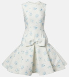 Shushu/Tong Floral cotton and silk minidress