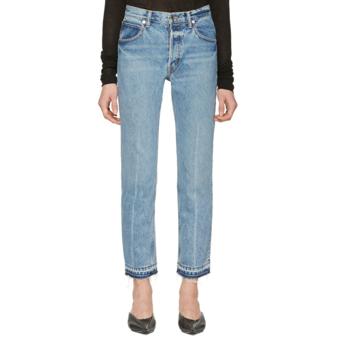 Helmut Lang Blue Straight Jeans Helmut Lang