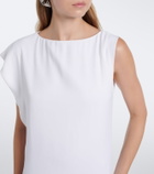 Jacquemus Drapée jersey maxi dress