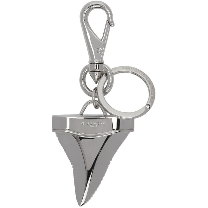 Photo: Givenchy Silver Shark Tooth Keychain