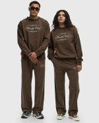 Sporty & Rich Oval Health straight leg sweatpant Brown Men