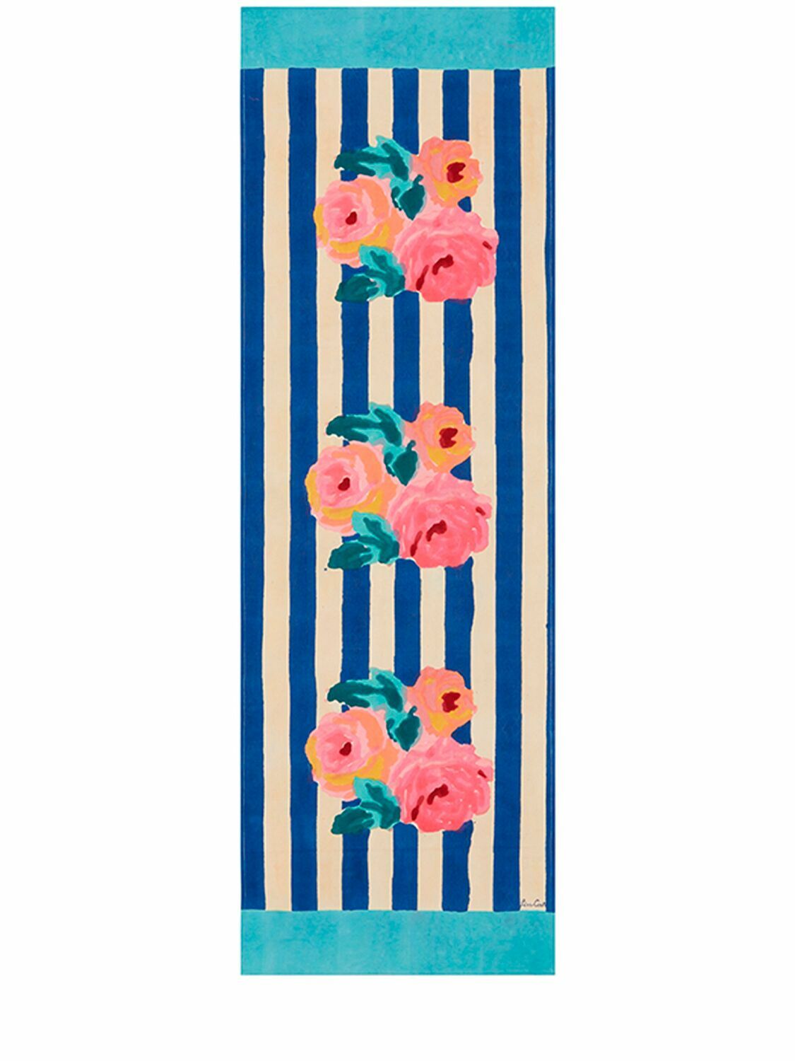 LISA CORTI Nizam Stripes Blue Doublemat