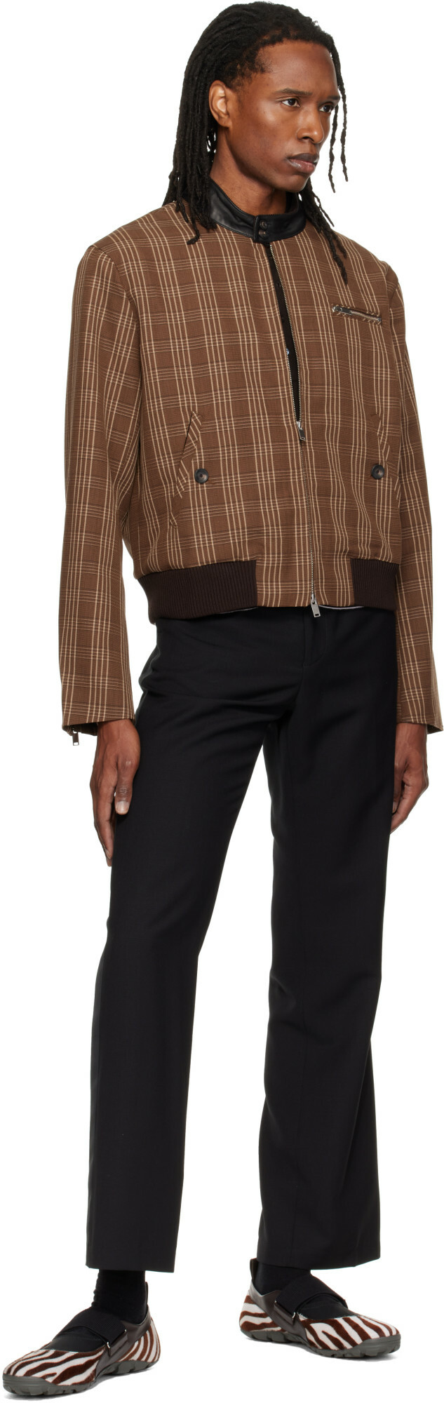Wales Bonner Brown Axis Jacket