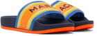 Marc Jacobs Kids Navy Rubber Sandals