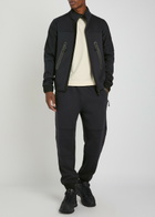 Moncler Grenoble Logo-appliquéd Stretch-jersey Sweatshirt Navy