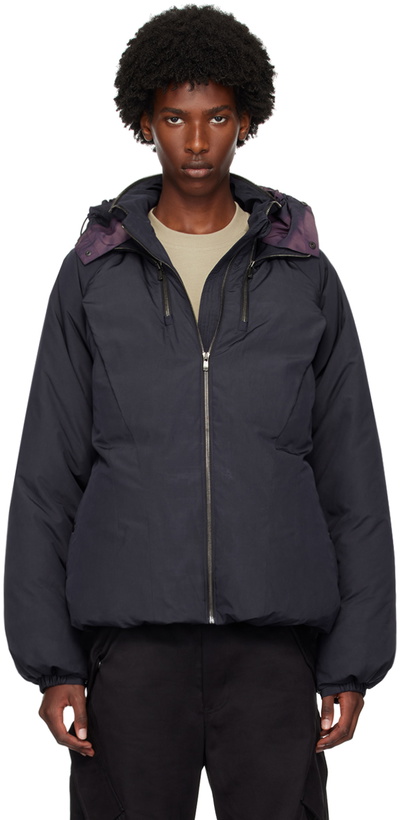 Photo: JiyongKim Navy Sun-Bleached Down Jacket