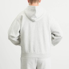 SKIMS Men's Zip Hoodie in Light Heather Grey