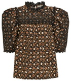 Ulla Johnson Yvonne floral cotton blouse