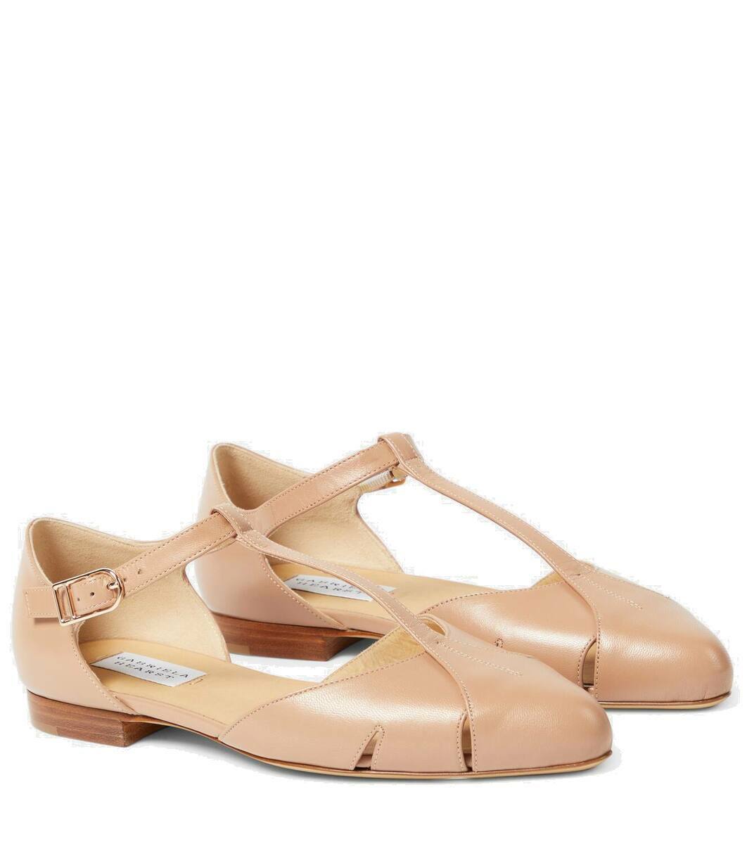 Gabriela Hearst Harlow leather ballet flats Gabriela Hearst