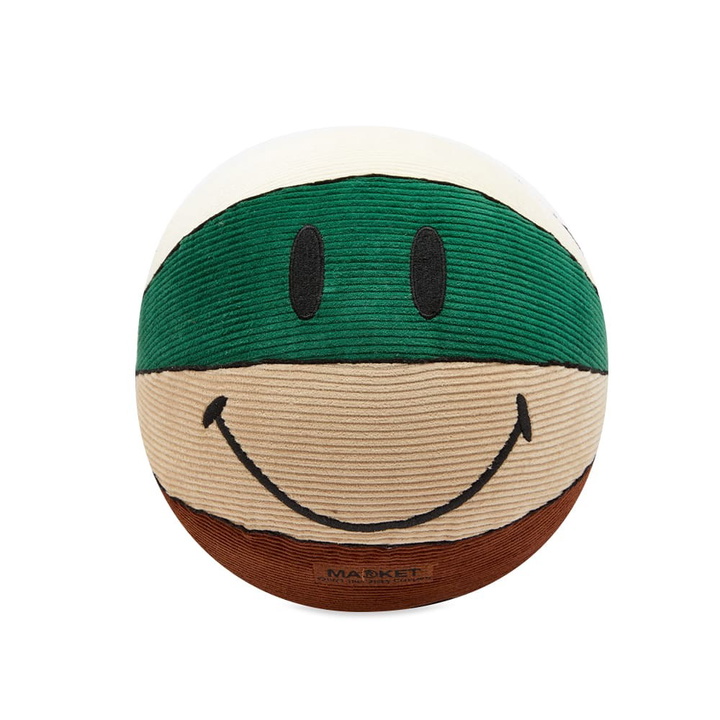 Photo: MARKET Men's Smiley Cord Plush Basketball in Multi